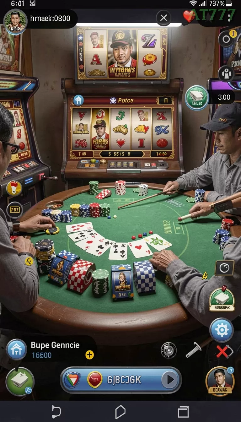 Cuplikan layar AWANLUCK — aktivitas