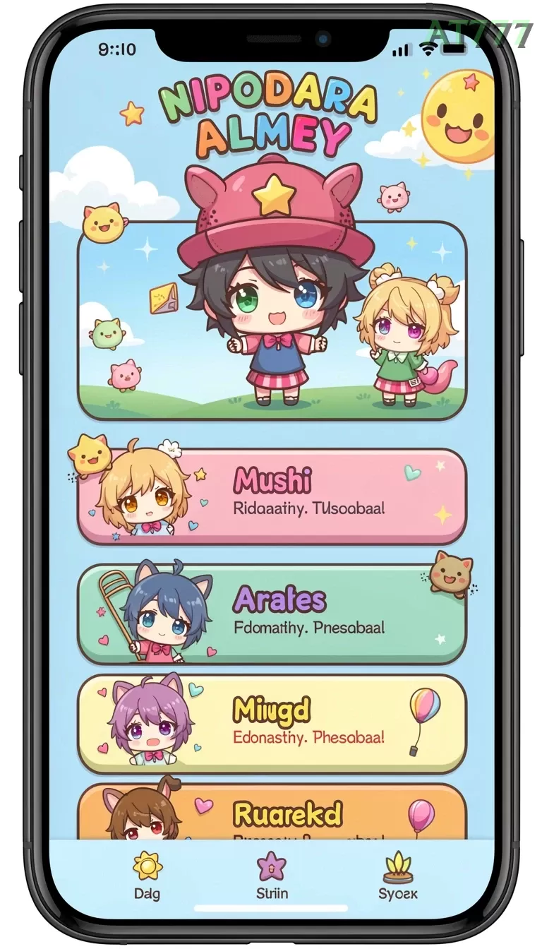Cuplikan layar IOSBET — menu navigasi