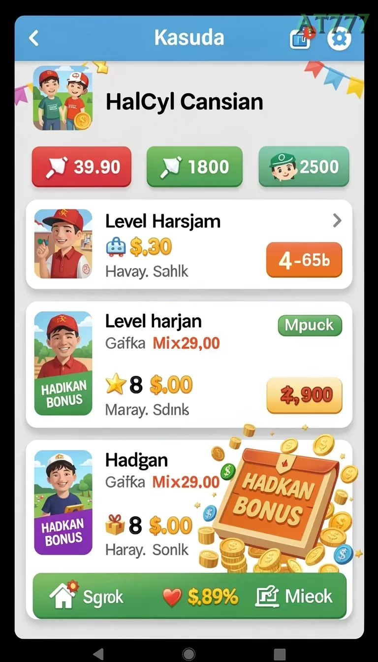 Cuplikan layar 456WIN — menu navigasi